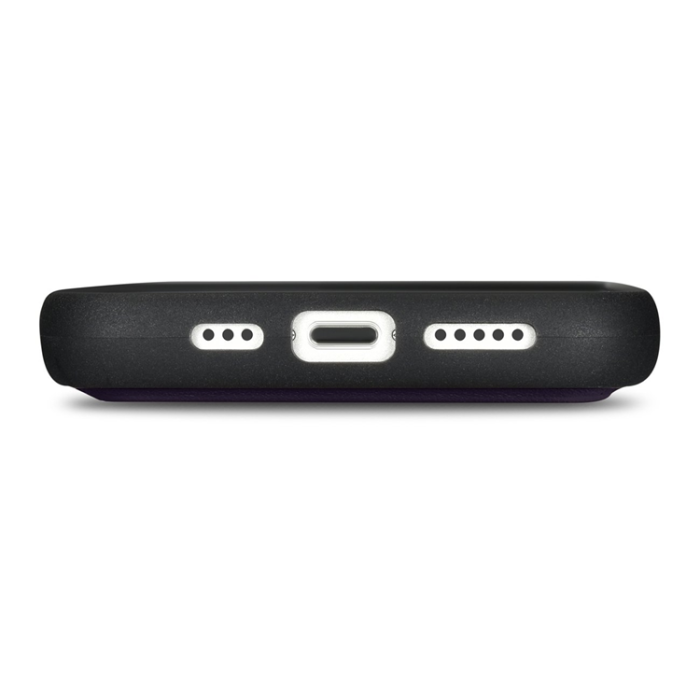 ICARER - iCarer iPhone 14 Plus Plånboksfodral 2in1 Anti-RFID - Mörklila