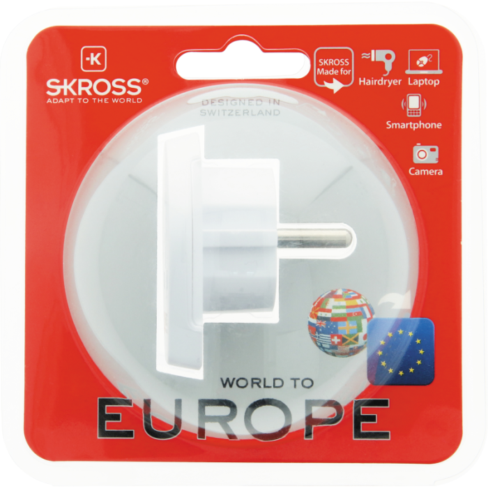 UTGATT1 - SKross World to Europe landsadapter - BULK
