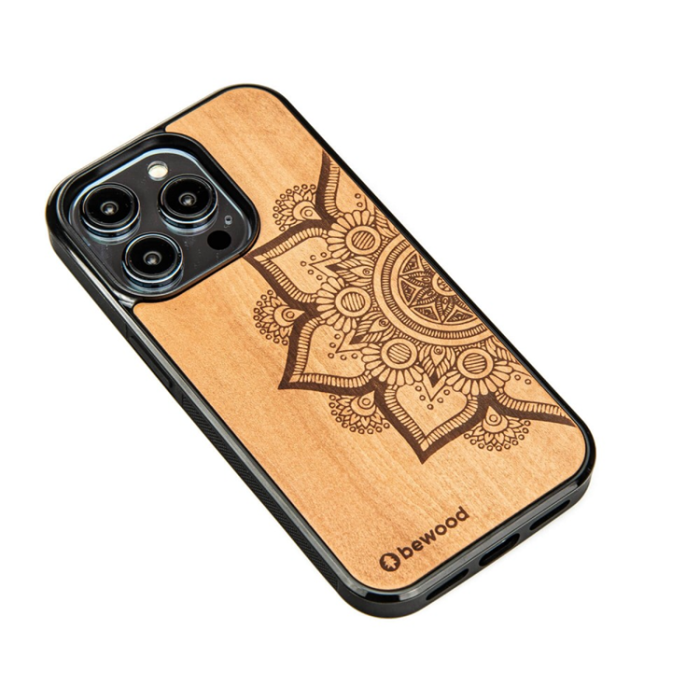 Bewood - Bewood iPhone 15 Pro Mobilskal Mandala Applewood