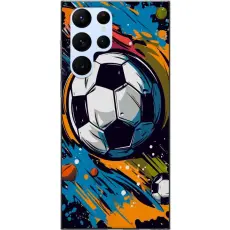 Gustaf - Mobilskal till Samsung Galaxy S22 Ultra 5G med Fotbollar