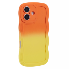 A-One Brand - iPhone 17 Mobiskal Gradient Color TPU - Orange + Gul