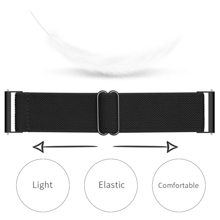 OEM - Galaxy Watch 6 Classic (43mm) Armband Elastic - Svart