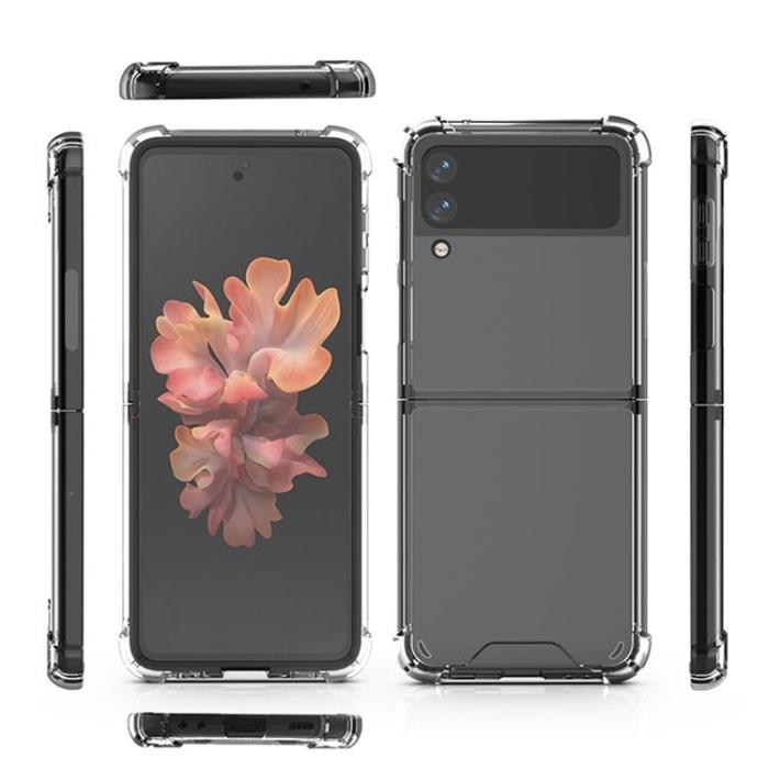 A-One Brand - Galaxy Z Flip 4 Skal ShockProof TPU - Transparent