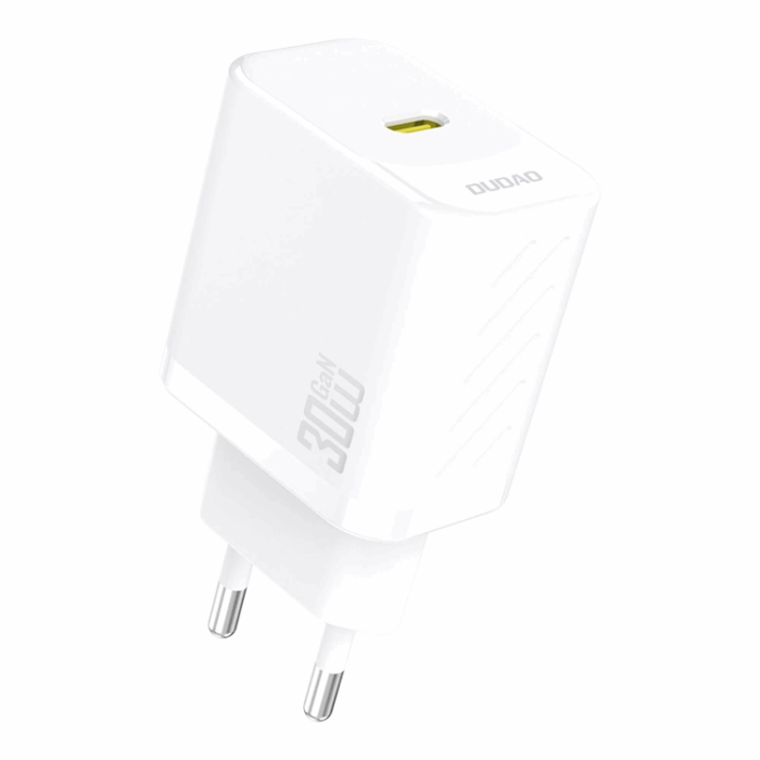 Dudao - Dudao Snabbladdare 30W A27P PD GaN USB-C - Vit