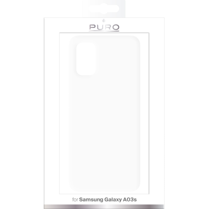 UTGATT1 - Puro 0.3 Nude TPU Skal Galaxy A03s - Transparent