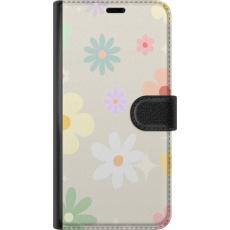 iSecrets - Pl&aring;nboksfodral till Motorola Edge 50 Ultra med fejdande blommor