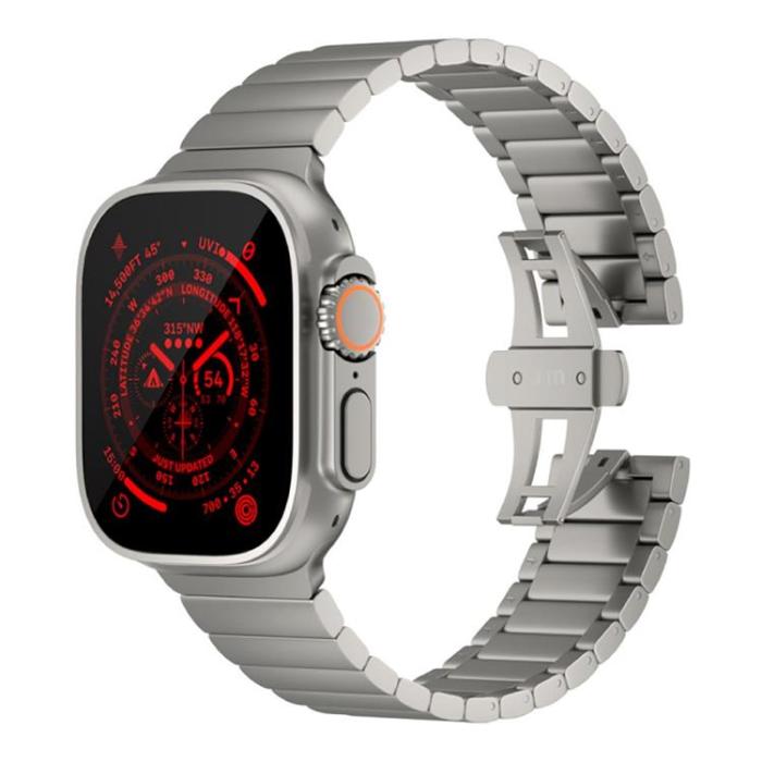 Just Mobile - Just Mobile Apple Watch Ultra 1/2 (49mm) Armband Titan - Silver