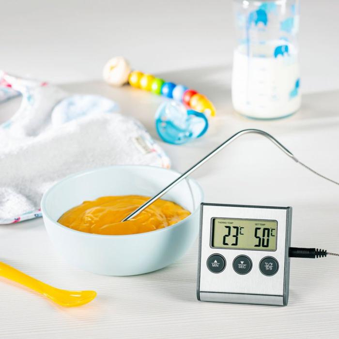 Xavax - XAVAX Köttermometer Digital Timer Kabelsensor