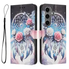 OEM - Pl&aring;nboksfodral f&ouml;r Samsung Galaxy S26 Konstl&auml;der M&ouml;nster - Blomvindspel