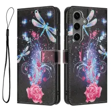 OEM - Pl&aring;nboksfodral f&ouml;r Samsung Galaxy S26 Konstl&auml;der M&ouml;nster - Dragonfly