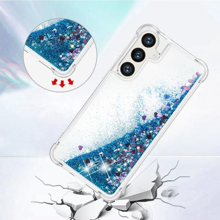 OEM - Mobilskal för Samsung Galaxy S26 Plus TPU Glitter Shockproof - Blå
