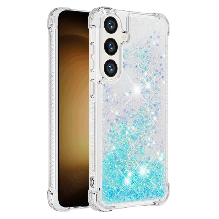 OEM - Mobilskal för Samsung Galaxy S26 Plus TPU Glitter Shockproof - Blå