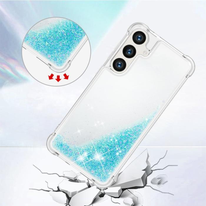 OEM - Mobilskal för Samsung Galaxy S26 Plus TPU Glitter Shockproof - Blå