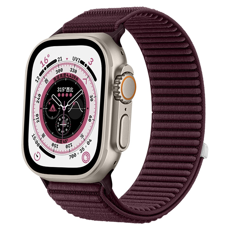 Apple Watch 4/5/6/7/8/9/10/SE (38/40/41/42mm) Armband Nylon | 5123 | AlltMobil