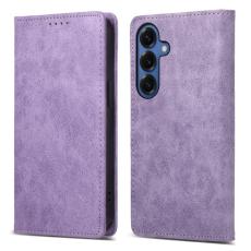 OEM - Pl&aring;nboksfodral f&ouml;r Samsung Galaxy S26 RFID Blocking Konstl&auml;der - Lila