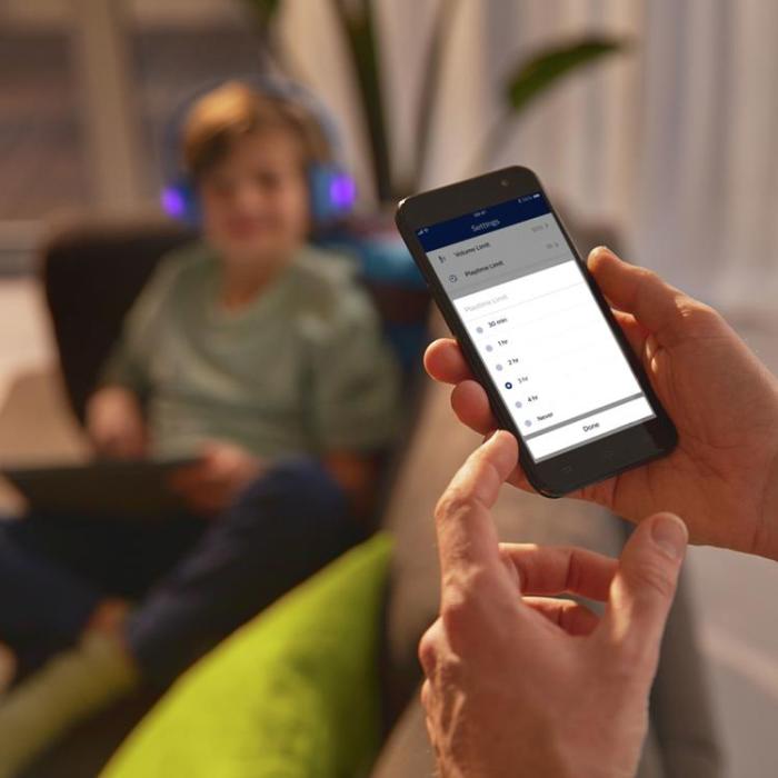 Philips - Philips Trådlösa On-ear-hörlurar för barn Blå