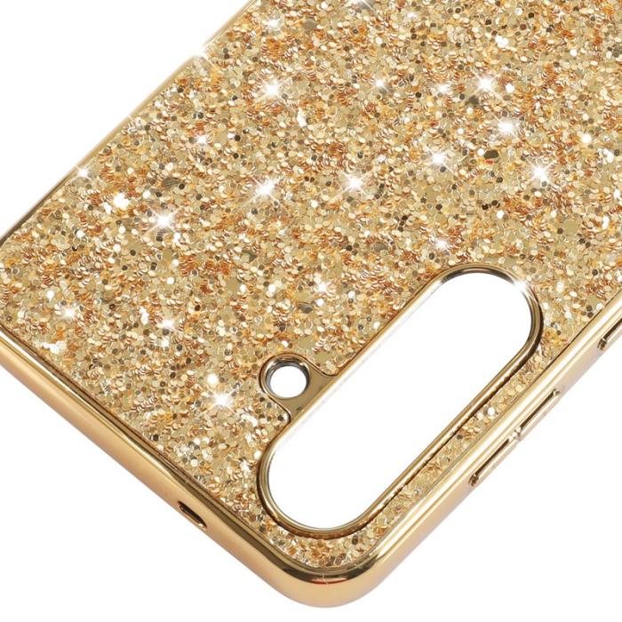 OEM - Mobilskal för Samsung Galaxy S26 TPU + PC Glitter - Roséguld