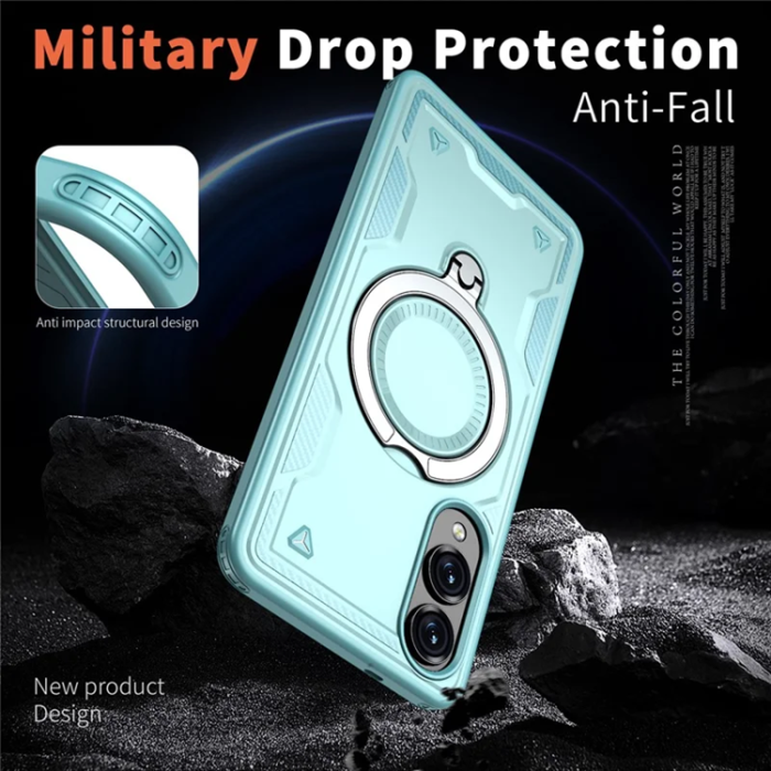 A-One Brand - Mobilskal till Galaxy S25 Edge Magsafe Kickstand