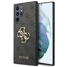 Guess - Guess Big Metall Logo Skal Galaxy S22 Ultra - Gr&aring;