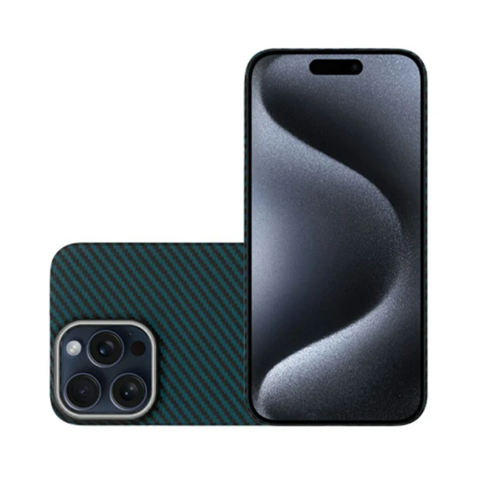 KZDOO - KZDOO iPhone 16 Pro Max Mobilskal Aramid Fiber - Grön