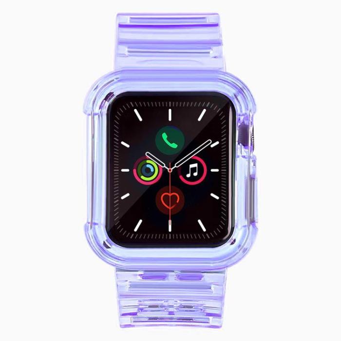 UTGATT - Armband kompatibelt med Apple Watch 3 / 2 38mm - Lila