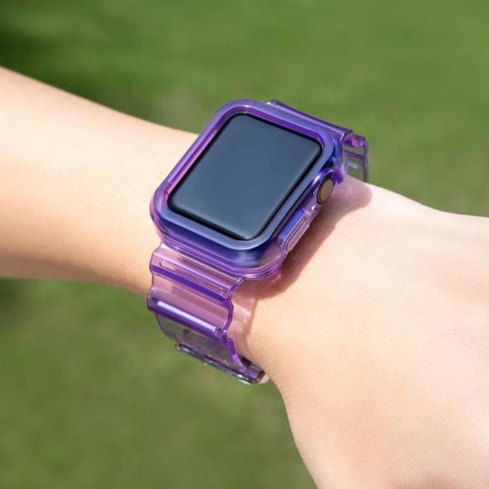 UTGATT - Armband kompatibelt med Apple Watch 3 / 2 38mm - Lila