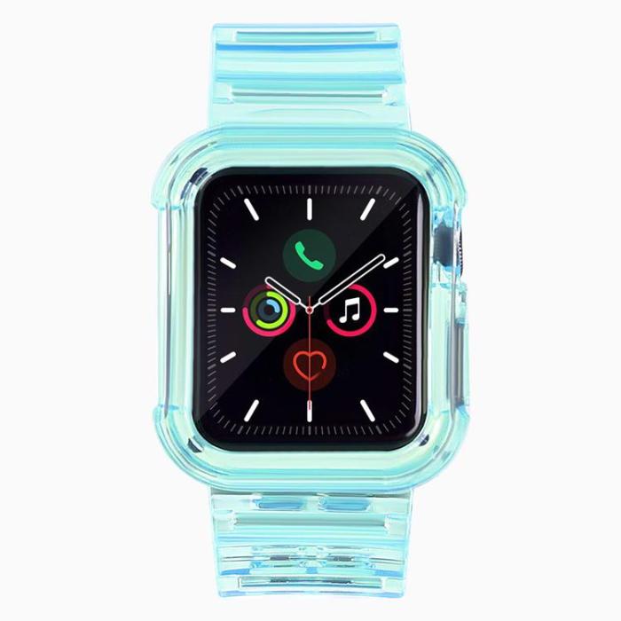 UTGATT - Armband kompatibelt med Apple Watch 3 / 2 42mm - Blå