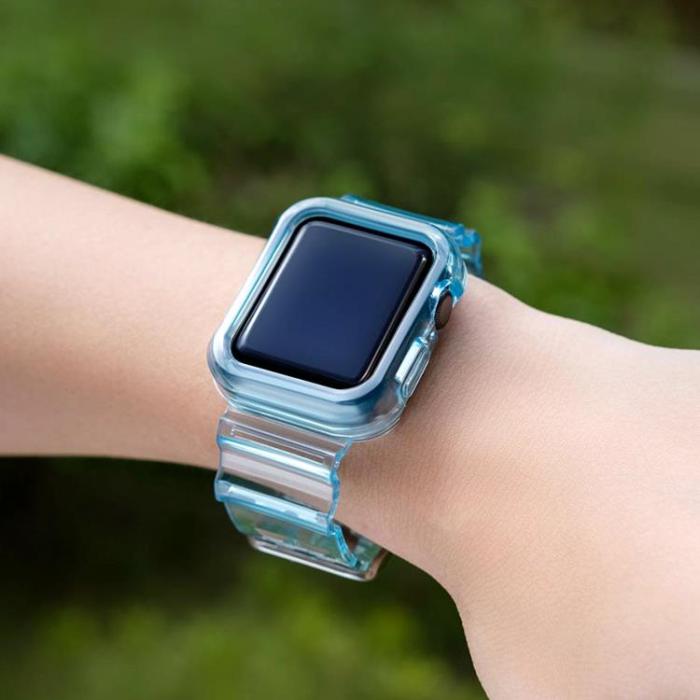 UTGATT - Armband kompatibelt med Apple Watch 3 / 2 42mm - Blå