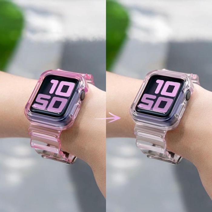 UTGATT - Armband kompatibelt med Apple Watch 6 / 5 / 4 / SE 40mm - Gul