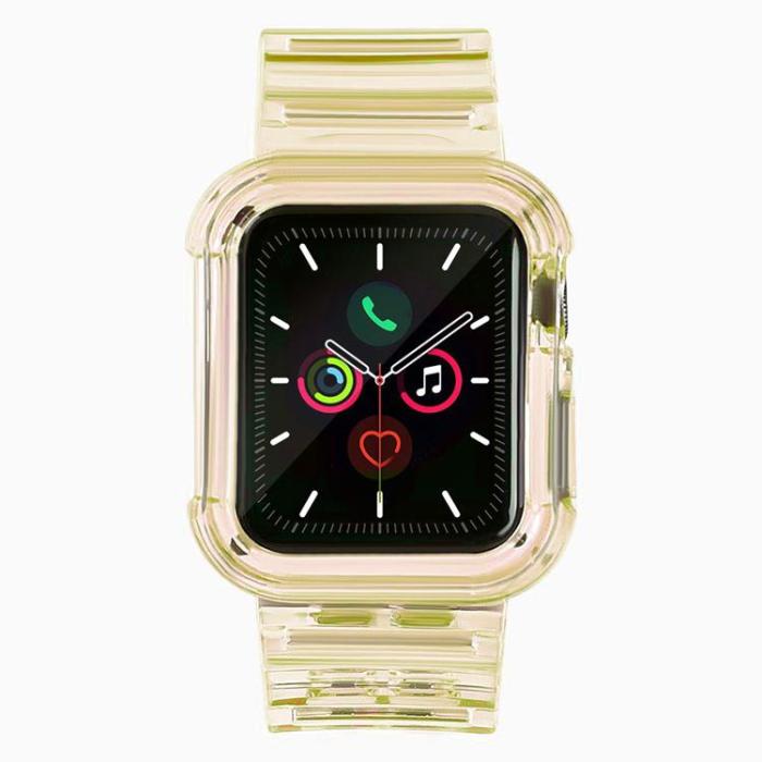 UTGATT - Armband kompatibelt med Apple Watch 6 / 5 / 4 / SE 40mm - Gul
