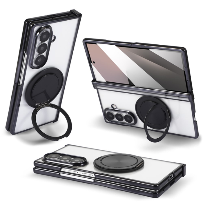 A-One Brand - Galaxy Z Fold 7 Mobilskal MagSafe Electroplated Vein Rotating