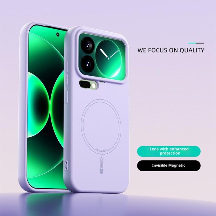 ABEEL - ABEEL Mobilskal till Xiaomi 17 Pro MagSafe Liquid Silicone Lila