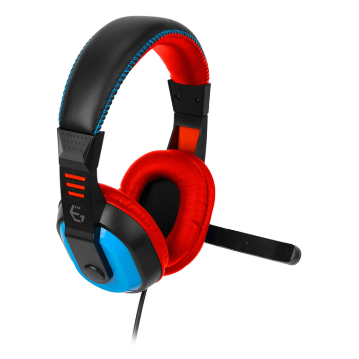 EGOGEAR - EGOGEAR Headset Trådat 3.5mm för NSW SHS10 - Röd/Blå