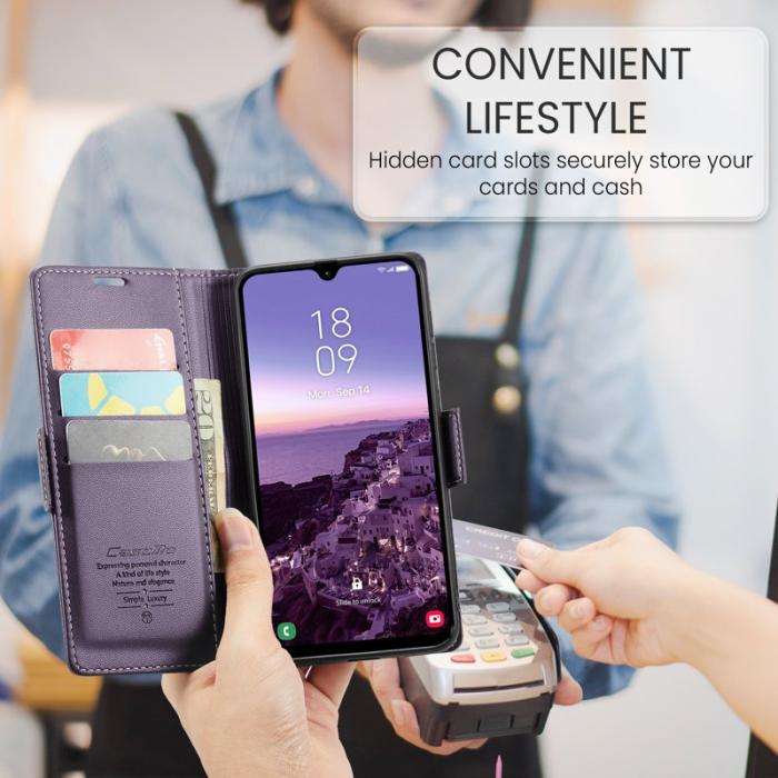 Caseme - CASEME 023 Mobilskal till Samsung Galaxy A17 5G/4G - Lila