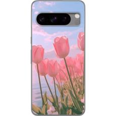 iSecrets - Mobilskal till Google Pixel 8 Pro med Rosa Tulpaner