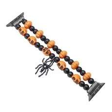 OEM - Apple Watch (42mm/41mm/40mm/38mm) Armband Halloween Spindel - Svart