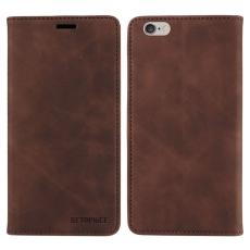 BETOPNICE - BETOPNICE 003 iPhone 6 Plus/7 Plus/8 Plus Pl&aring;nboksfodral TPU+PU - Brun
