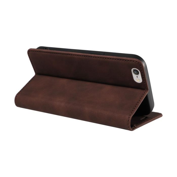 BETOPNICE - BETOPNICE 003 iPhone 6 Plus/7 Plus/8 Plus Plånboksfodral TPU+PU - Brun