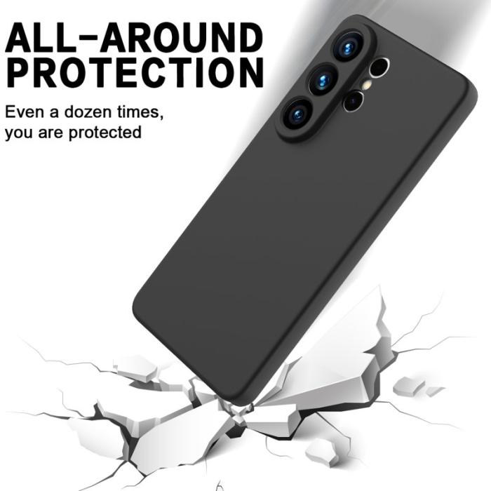 OEM - Mobilskal till Samsung Galaxy S26 Ultra Flytande Silikon - Svart