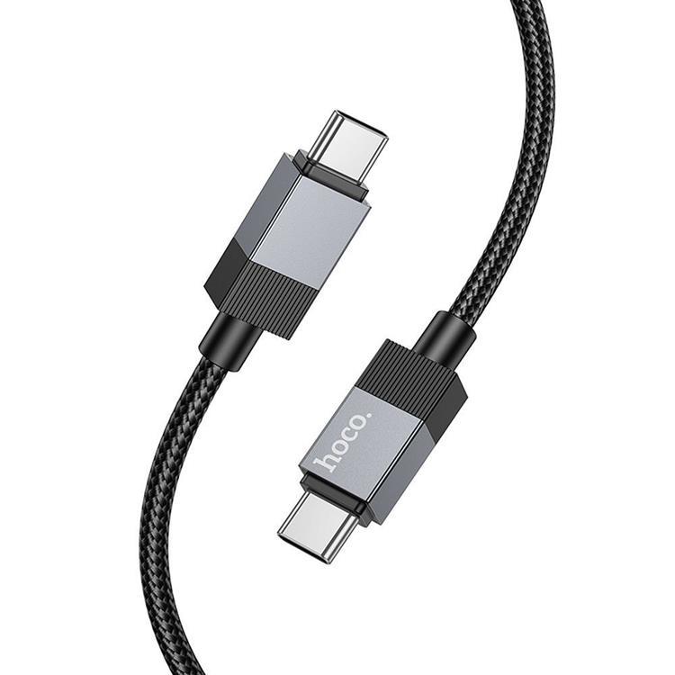 Hoco USB-C - USB-C 60W 3A Kabel 1m X110 - Svart | 3541 | AlltMobil