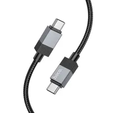 Hoco - Hoco USB-C - USB-C 60W 3A Kabel 1m X110 - Svart