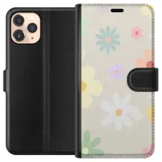 iSecrets - Plånboksfodral till Apple iPhone 11 Pro med fejdande blommor
