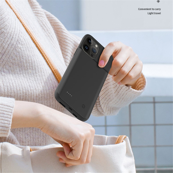 A-One Brand - iPhone 14 Pro Max Batteriskal 6800mAh - Svart