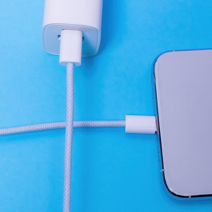 Maxlife - Maxlife USB-C till USB-C kabel 1m 20W MXUC-06 - Blå