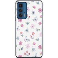 iSecrets - Mobilskal till Motorola Edge 20 Pro med Blommor och fjärillar