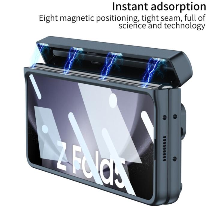 GKK - GKK Samsung Galaxy Z Fold5 Fodral - Hård PC - Blå