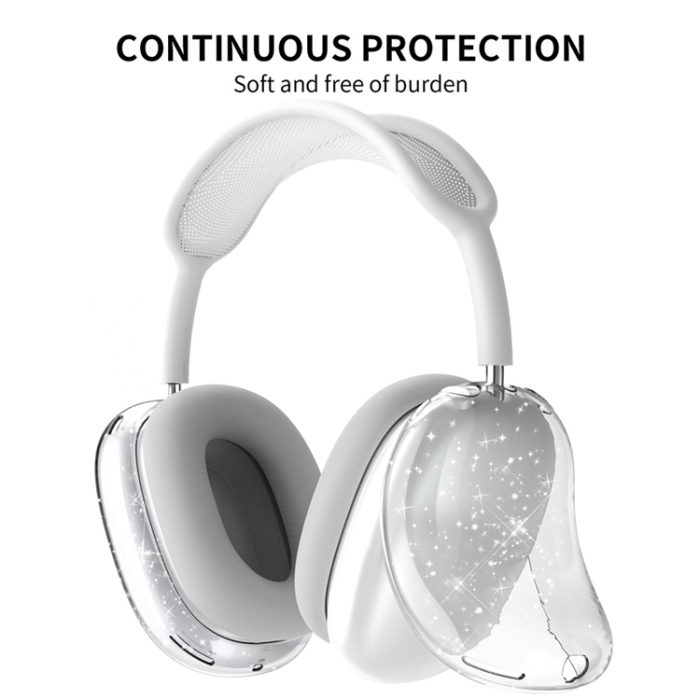 AHASTYLE - AHASTYLE AirPods Max Hörlursskal TPU PT-LC07 - Glitter