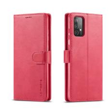 LC.imeeke - LC.IMEEKE Samsung Galaxy A52 Pl&aring;nboksfodral Konstl&auml;der - Rosa