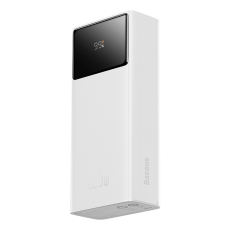 BASEUS - Baseus Powerbank 30000mAh 22.5W USB-A - USB-C Kabel 30cm Vit