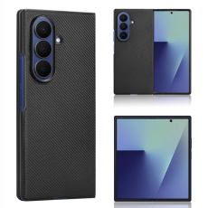 A-One Brand - Galaxy Z Fold7 Mobilskal Shockproof Carbon Fiber - Svart
